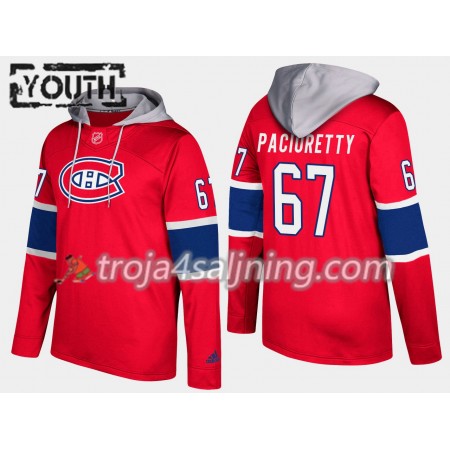 Montreal Canadiens Max Pacioretty 67 N001 Hooded Sweatshirt - Barn Montreal Canadiens Max Pacioretty 67 N001 Hooded Sweatshirt - Barn